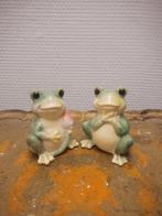 Kitsch keramische peper- en zoutkikkerset, Ophalen of Verzenden, Zo goed als nieuw, Overige soorten, Overige typen