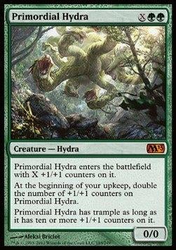 Primordial Hydra - M12 - MTG - NM, Hobby en Vrije tijd, Verzamelkaartspellen | Magic the Gathering, Ophalen of Verzenden