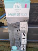 Lifa bathing regendouche set zwart nieuw, Ophalen
