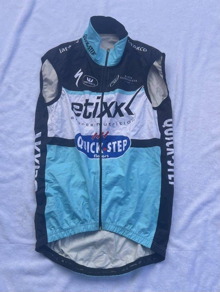 Etixx Quick-Step Windvest / Gilet 2015 – Maat S (Vermarc), Fietsen en Brommers, Heren, Zo goed als nieuw, Vermarc, Bovenkleding