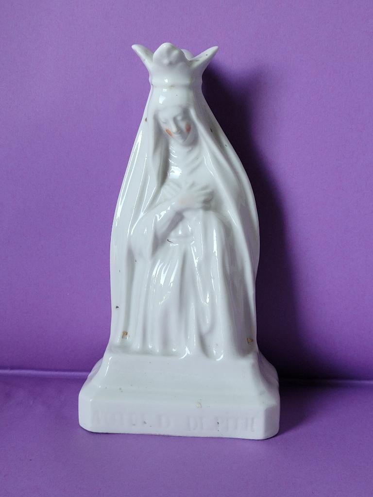 statuette Vierge/Notre dame de Pitié/Baudour/porcelaine, Enlèvement ou Envoi
