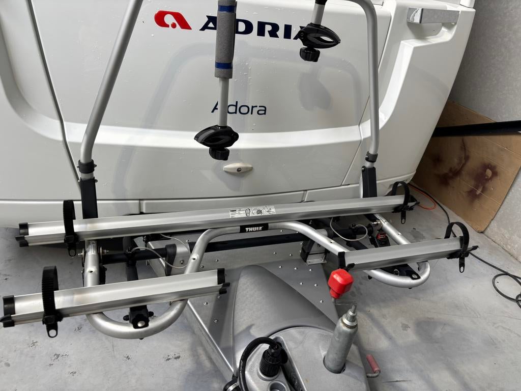 Adria adora 540 aparte bedden. 2017, Caravanes & Camping, Particulier, Porte-vélos, Adria