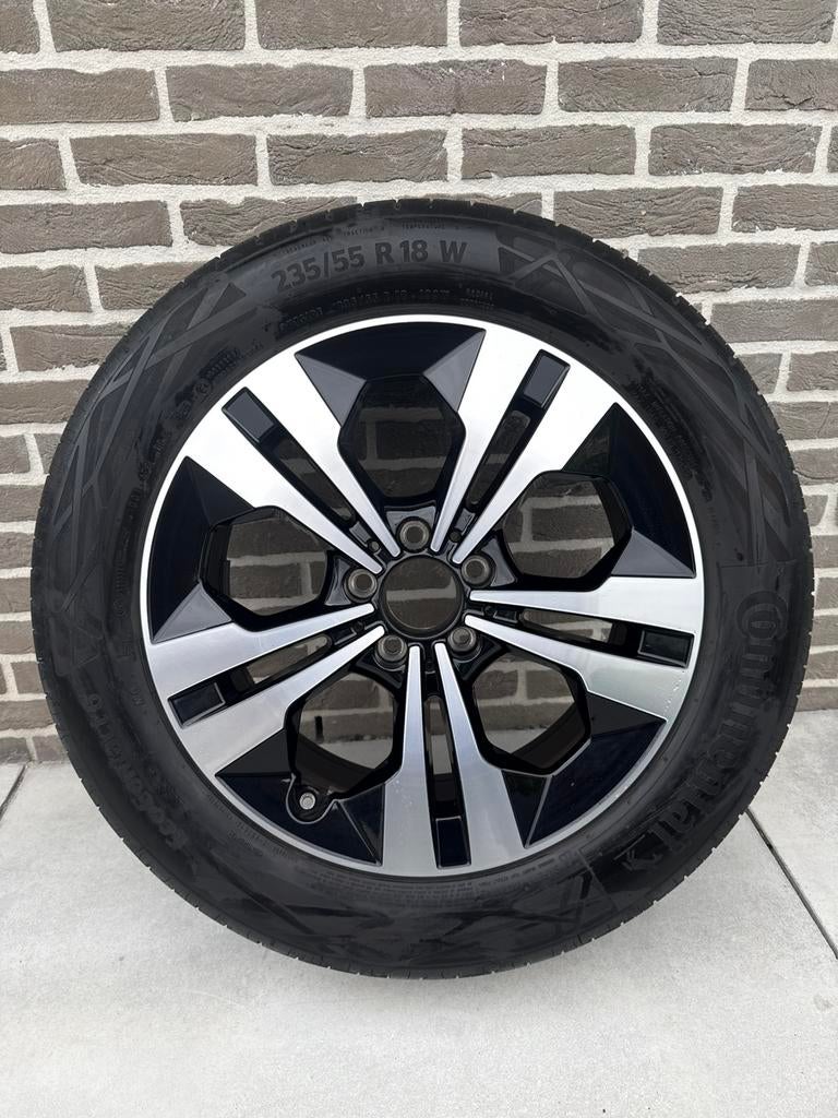 Originele Mercedes GLA 18 inch velgen+zomerbanden 235/55 R18, Ophalen, 18 inch, Gebruikt, Banden en Velgen