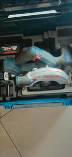 Scie circulaire bosch pro gks 18v 57g+1 batterie 6 a + boîte, Enlèvement, Utilisé