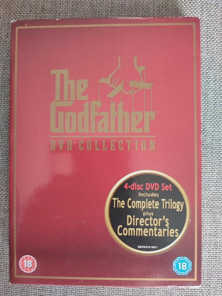 4-DVDbix : THE GODFATHER - THE COMPLETE TRILOGY + EXTRA DVD, Ophalen of Verzenden, Zo goed als nieuw