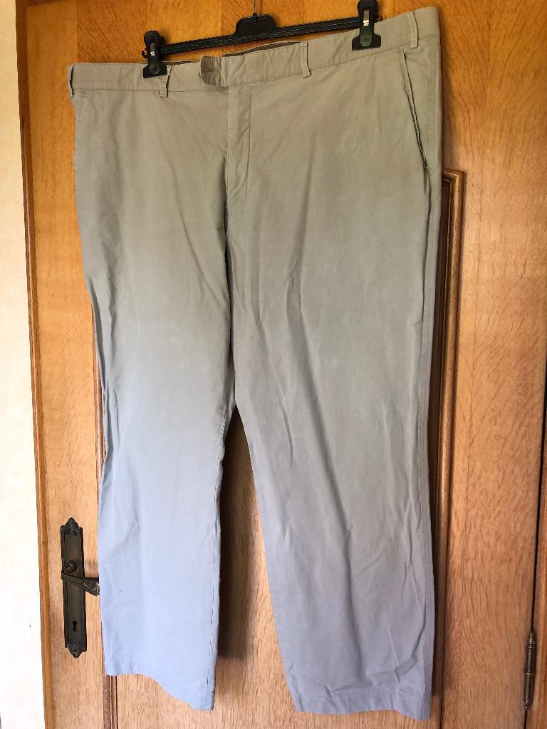 Beige casual broek voor mannen maat 58, Ophalen, Beige