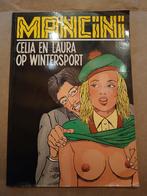 Sombrero zwarte reeks 58 : celia en laura op wintersport 18+, Gelezen, Eén stripboek, Mancini, Ophalen of Verzenden