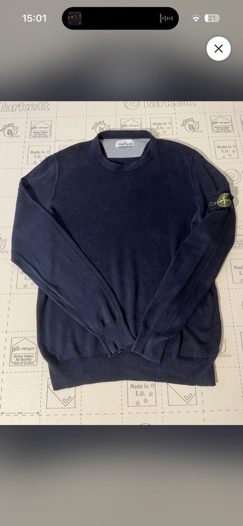 Pull stone island, Enlèvement ou Envoi, Comme neuf, Taille 48/50 (M), Bleu