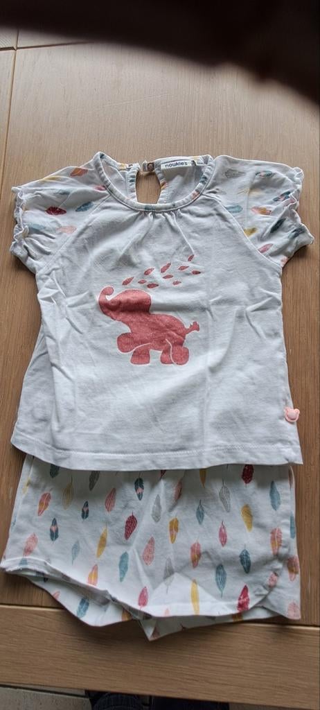 T shirt plus short, 2 delig maat 92, noukies, Ophalen