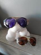 Elvis Pompilio Lunettes coloris mauve + Strass TBE, Antiquités & Art, Enlèvement ou Envoi