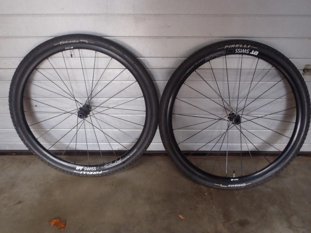 Dt Swiss gravelwielen, Gebruikt, Aluminium, Racefiets, Ophalen