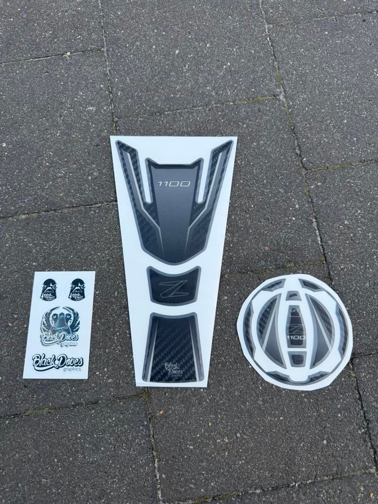 Autocollants de protection de réservoir Kawasaki Z1100, Enlèvement