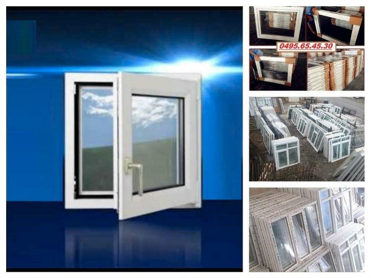 Uitbevoorrading van PVC-kozijnen en deuren grote voorraad, Huis en Inrichting, Badkamer | Complete badkamers, Nieuw, Ophalen