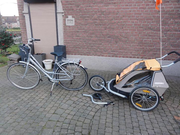 SHRAPNELL dames + CROOZER 535 kid for 2  samen voor 175 euro, Vélos & Vélomoteurs, Vélos | Femmes | Vélos pour femme, Comme neuf