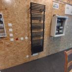 Handdoekradiator mat zwart elektrisch, Ophalen, Radiator, Minder dan 60 cm, Zo goed als nieuw