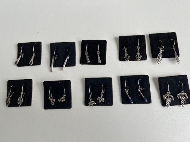 Boucles d'oreilles en argent, Bijoux, Sacs & Beauté, Boucles d'oreilles, Neuf, Enlèvement ou Envoi, Argent, Argent