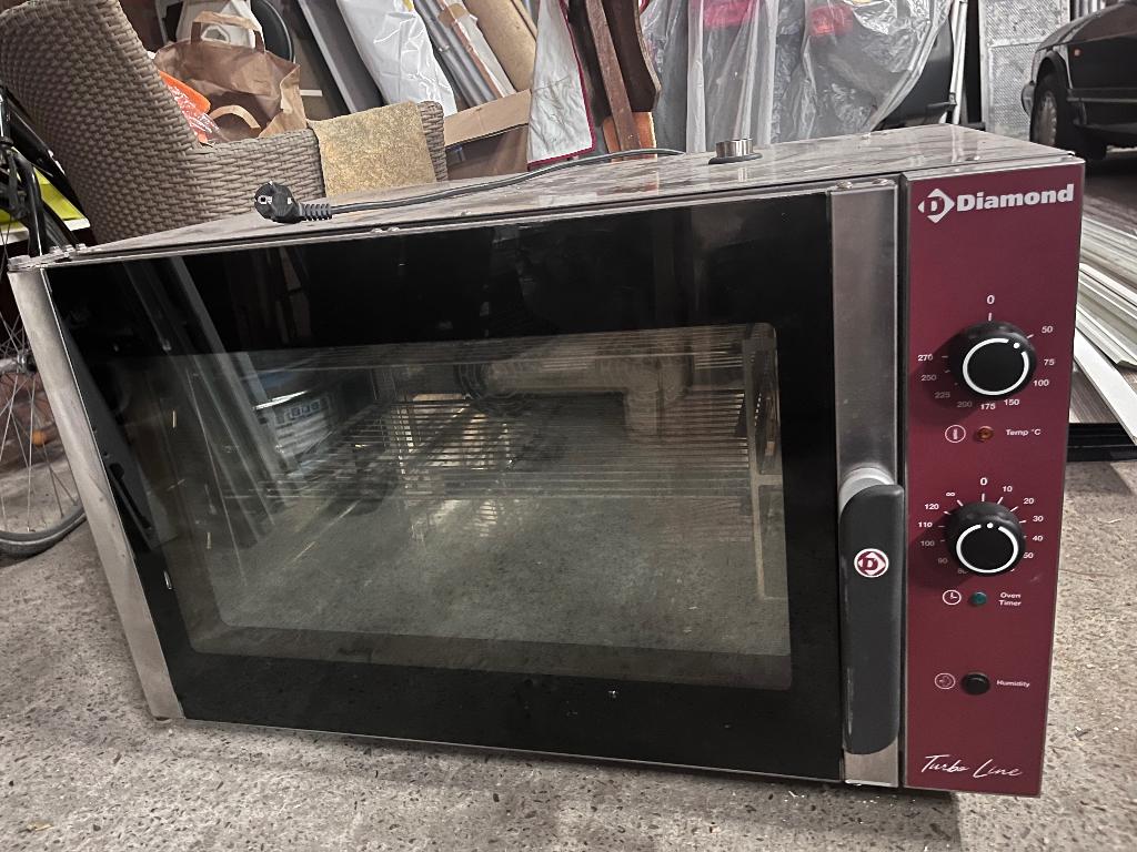 Heteluchtoven Diamond - CGE11-P(230/1), Gebruikt, Oven, Hete lucht, 60 cm of meer
