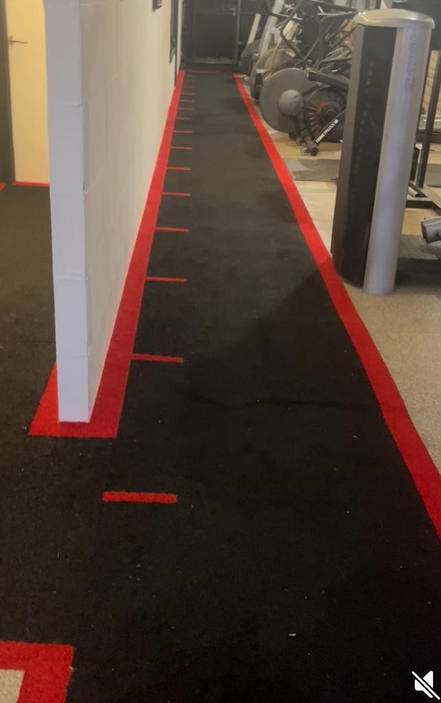 Rubbervloeren  voor fitness en sprinttrack, Sport en Fitness, Fitnessmaterialen, Ophalen