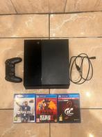 PS4 + controller + 3 ps4-games, Games en Spelcomputers, Spelcomputers | Sony PlayStation 4, Ophalen, Zo goed als nieuw