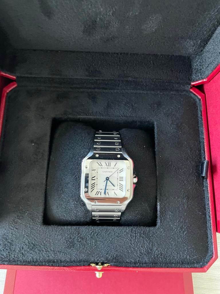 Superbe cartier santos a vendre, Ophalen, Zo goed als nieuw