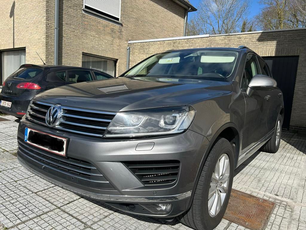 Vw Touareg bj2015 euro6, Auto's, Volkswagen, Automaat, Euro 6, Leder, Bruin