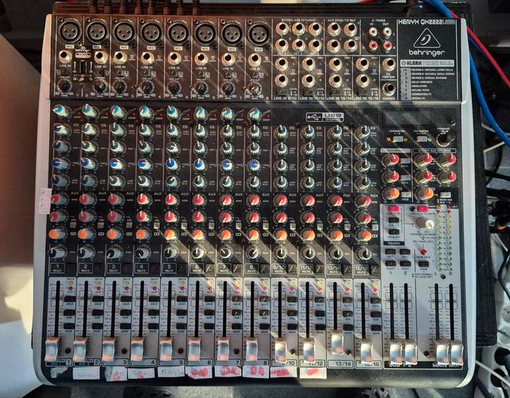 Behringer Xenyx Qx2222usb mengpaneel, Muziek en Instrumenten, Mengpanelen, Ophalen