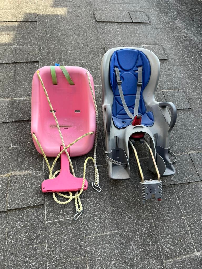 Fiets stoel en schommel stoel, Ophalen, Zo goed als nieuw