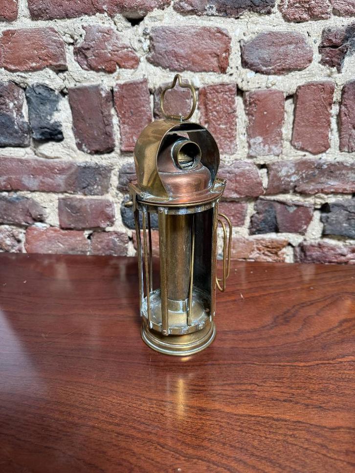 Lanterne de Chemin de Fer Ancienne - LUCHAIRE Paris, Antiek en Kunst, Antiek | Overige Antiek, Ophalen of Verzenden