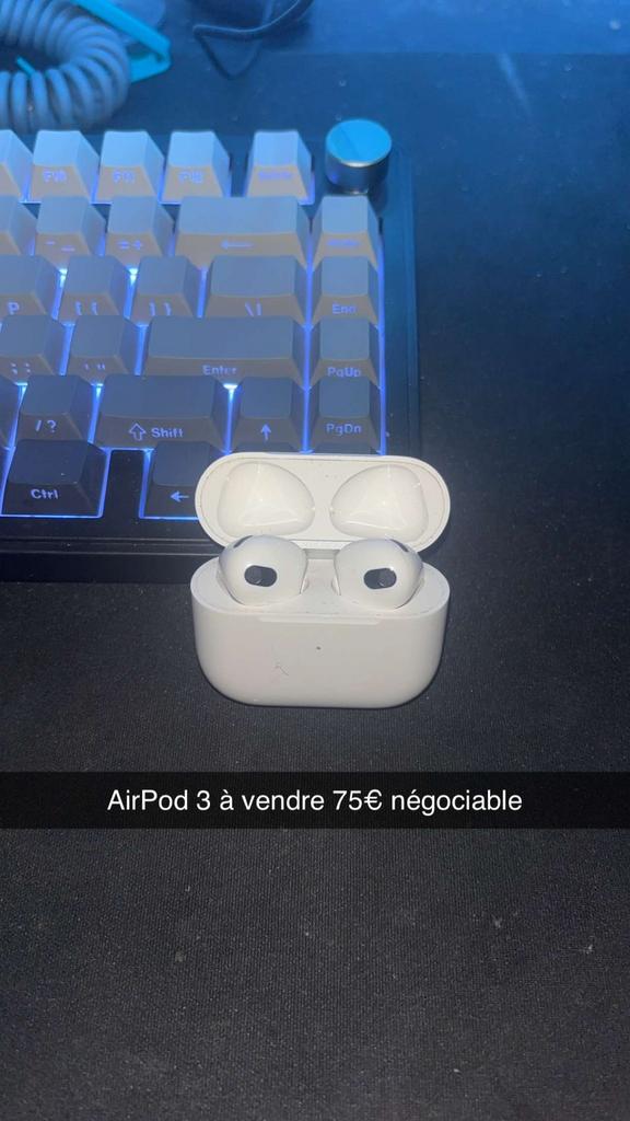 Airpod 3em generation, Télécoms, Enlèvement, Comme neuf