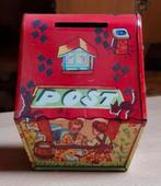 Prachtige blikken spaarpot uit de jaren 50, Verzamelen, Ophalen of Verzenden