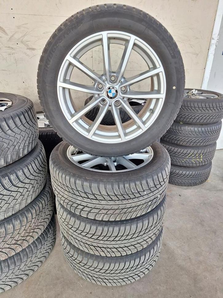 Bmw 3-Serie Winterset 17 Inch Origineel, Autos : Pièces & Accessoires, Pneus & Jantes, Pneus et Jantes, Pneus hiver, 17 pouces