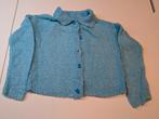 Gebreid turquoise golfje voor 4 jaar, Kinderen en Baby's, Kinderkleding | Maat 104, Ophalen of Verzenden, Zo goed als nieuw, Meisje