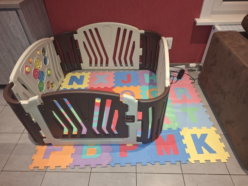 Playpen + puzzelmat, Ophalen