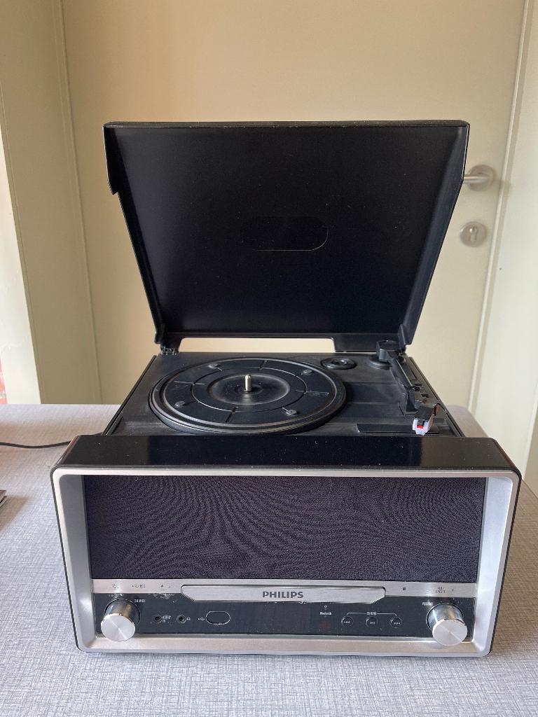 Tourne-disque Vintage Philips Années 60 - Avec Enceintes Intégrées - Malette