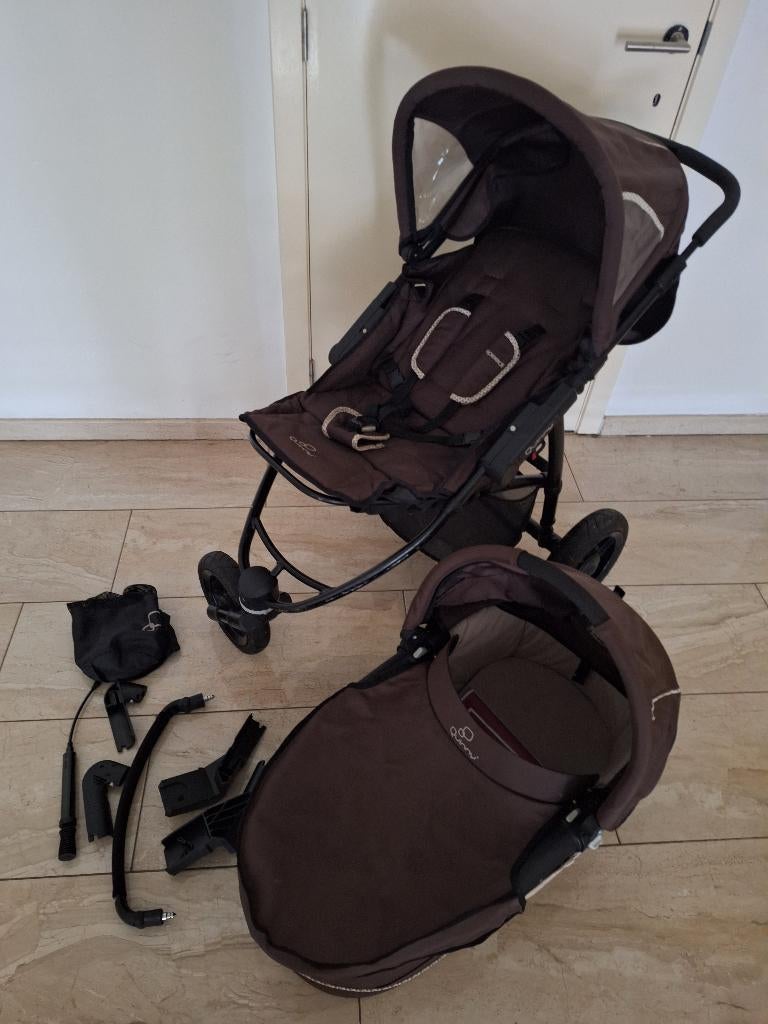 Kit poussette Quinny + accessoires gratuits, Enlèvement ou Envoi, Utilisé, Quinny, Couverture pieds
