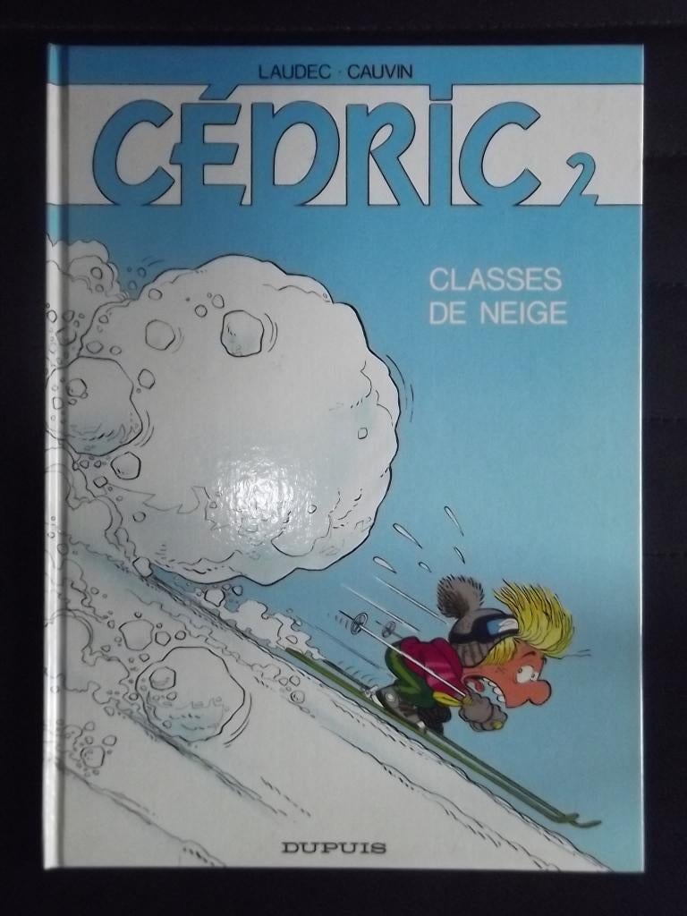 Cédric - 2. Classes de neige /EO 1989, Eén stripboek, Ophalen of Verzenden, Zo goed als nieuw, Laudec & Cauvin