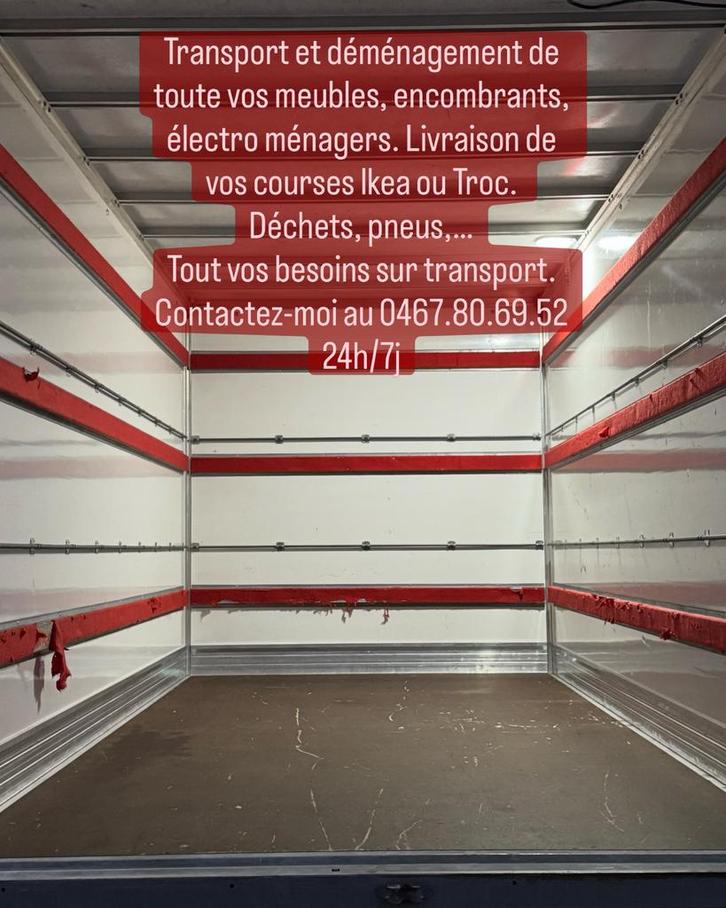 Déménagement ou transport ? 0467806952 Bruxelles àpd 30€, Diensten en Vakmensen, Verhuizers en Opslag
