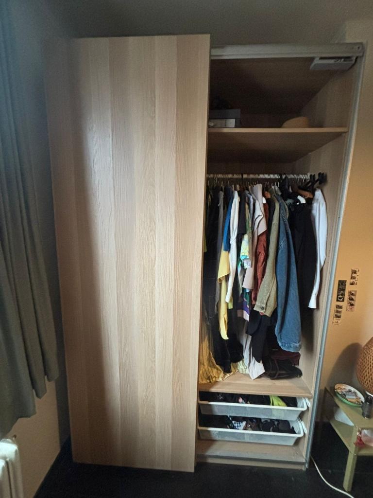 pax kast ikea, Avec espace de penderie, 150 à 200 cm, Comme neuf, Enlèvement