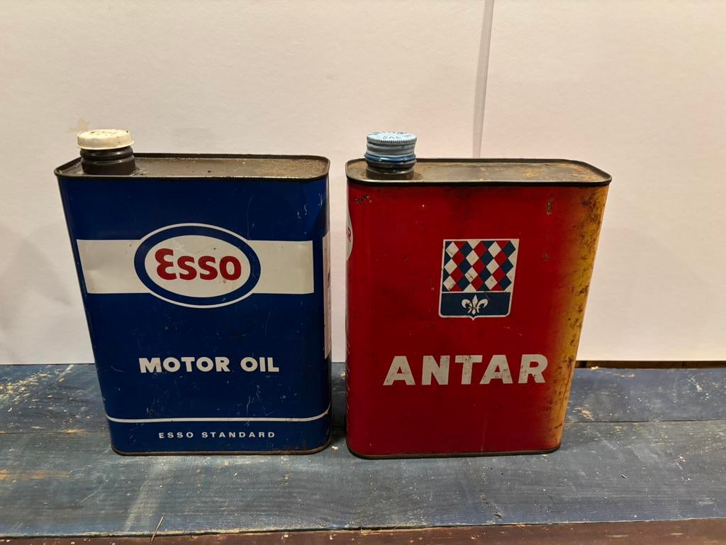 2 oude olieblikken., Enlèvement ou Envoi