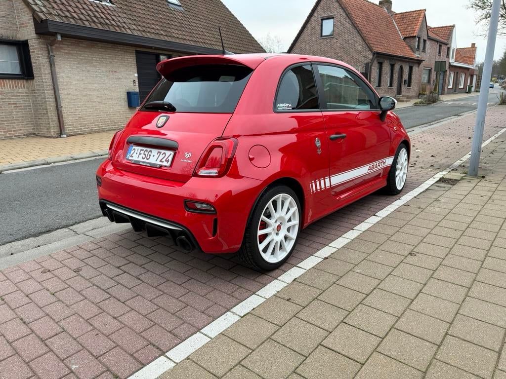 Abarth, Auto's, Abarth, Particulier, Benzine, Stadsauto, Handgeschakeld, Rood, Ophalen