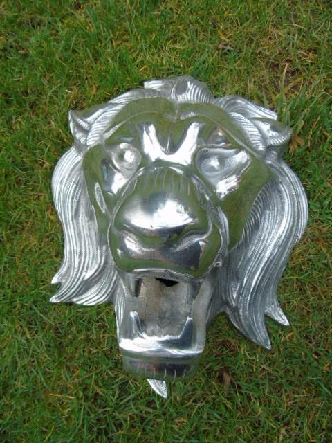 tête lion jet d eau en fonte d alu , étang , fontaine, Jardin & Terrasse, Pièces d'eau & Fontaines, Neuf, Fontaine, Fonte, Enlèvement ou Envoi