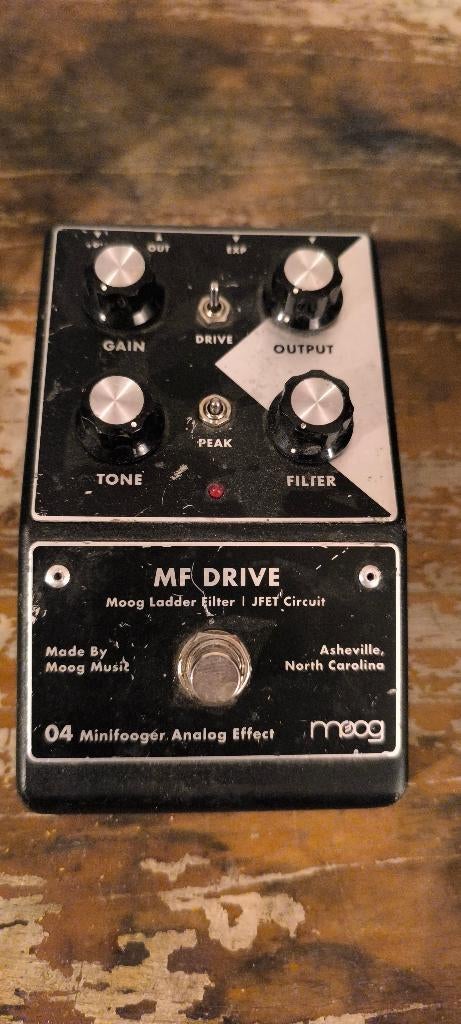 RARE - Moog Music MF Drive, Musique & Instruments, Enlèvement ou Envoi, Utilisé, Distortion, Overdrive ou Fuzz