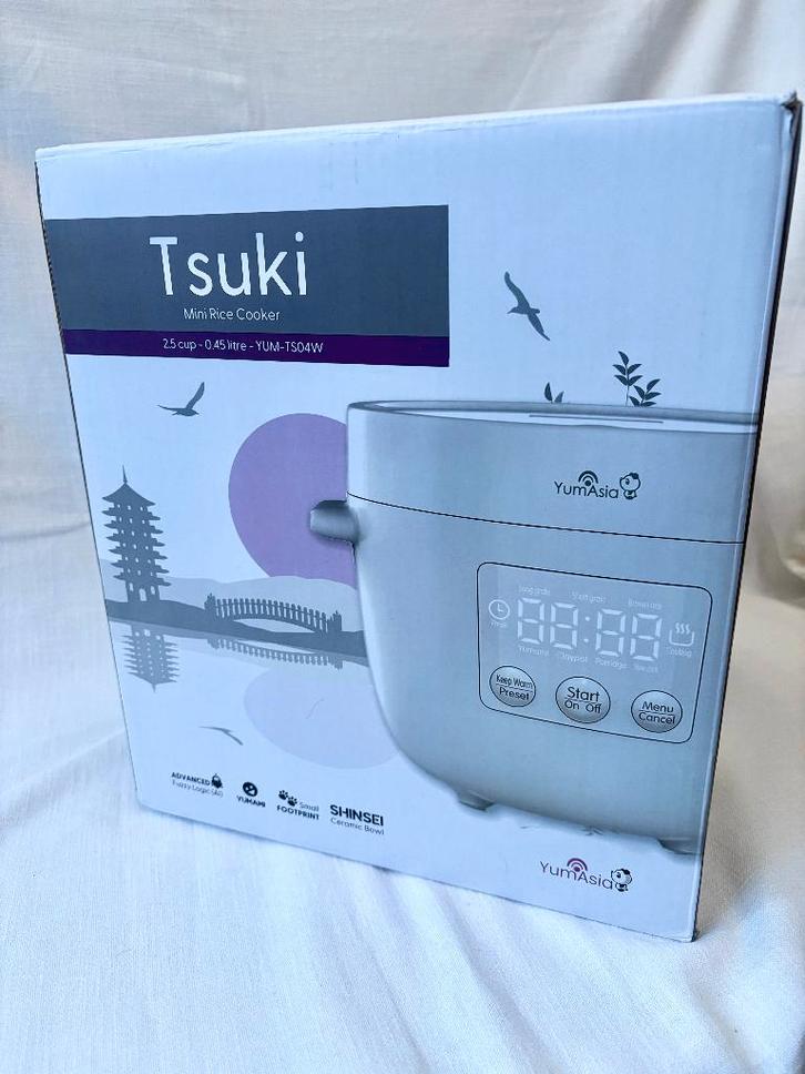 Yum Asia - Tsuki Advanced Fuzzy Logic Ceramic Rice Cooker, Elektronische apparatuur, Rijstkokers, Nieuw, Verzenden