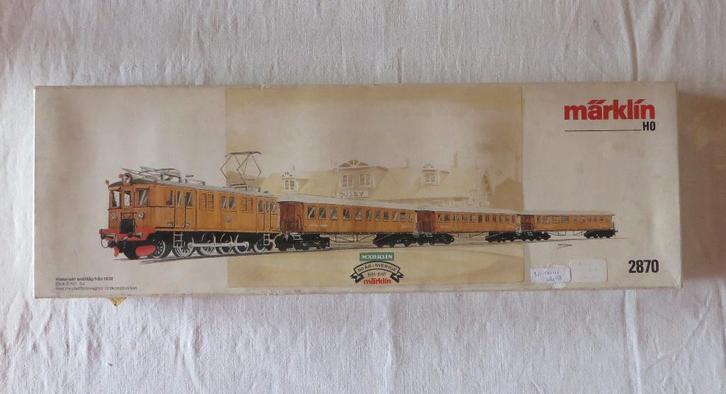 MARKLIN coffret train 2870, Hobby & Loisirs créatifs, Trains miniatures | HO, Utilisé, Set de Trains, Märklin, Envoi