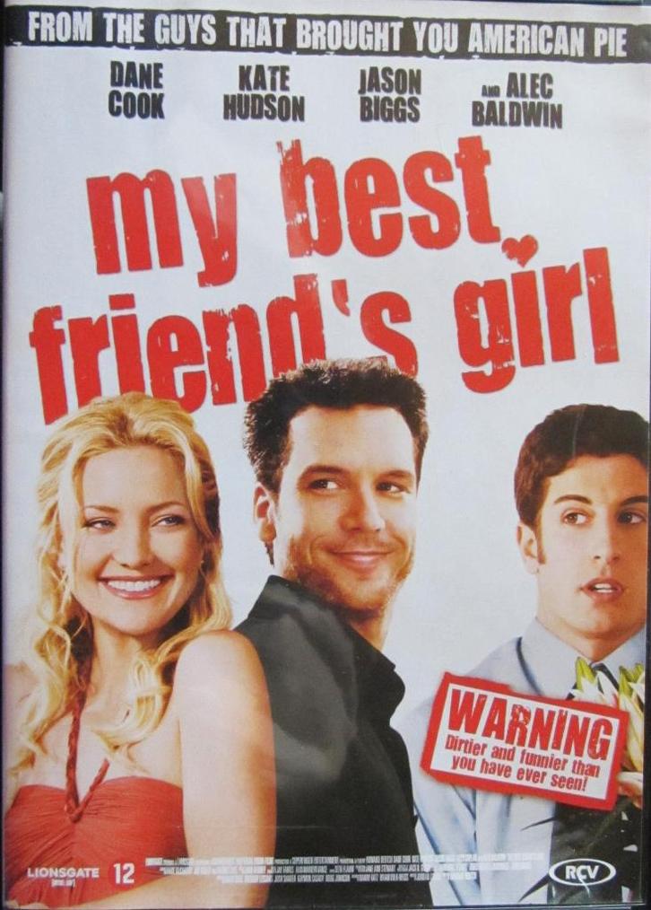 DVD ROMANTISCHE KOMEDIE- MY BEST FRIEND'S GIRL (KATE HUDSON), Cd's en Dvd's, Dvd's | Komedie, Zo goed als nieuw, Romantische komedie