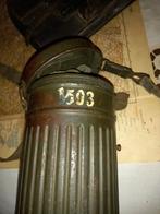 Duits gasmasker., Ophalen