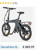 Electrische vouwfiets nog in doos, splinternieuw! Blauwgrijs, Fietsen en Brommers, Ophalen