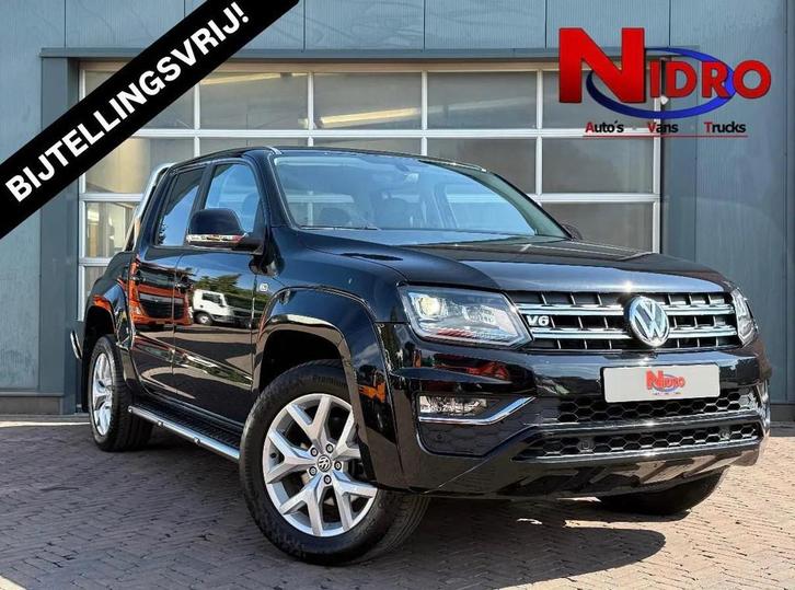 Volkswagen Amarok 3.0 V6 TDI I 5P I Be Trekker I Grijs kente, Auto's, Bestelwagens en Lichte vracht, Te koop, 4x4, ABS, Achteruitrijcamera