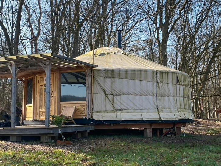 Yourte - toile extérieure, Maison & Meubles, Maison & Meubles | Autre, Utilisé, Enlèvement