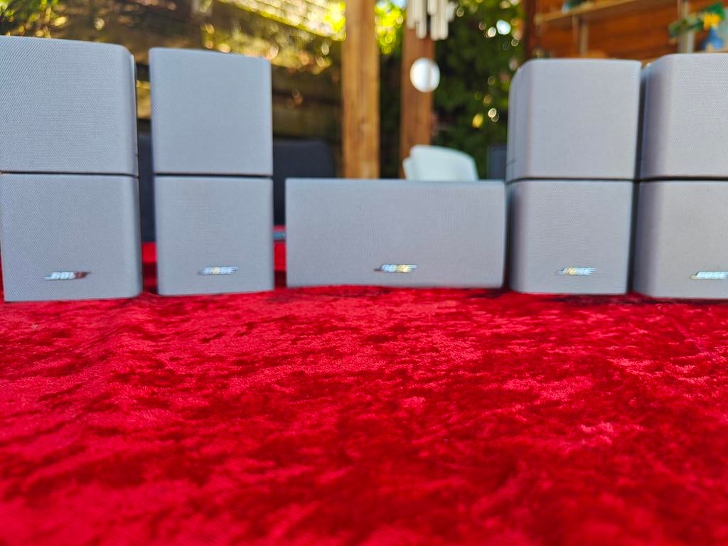 Haut-parleurs Bose Dual 5x gris argenté, TV, Hi-fi & Vidéo, Ensembles home-cinéma, Enlèvement ou Envoi